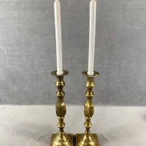 2 Brass Candle Holders