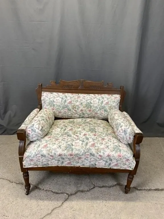 Cushioned Parlor Arm Chair