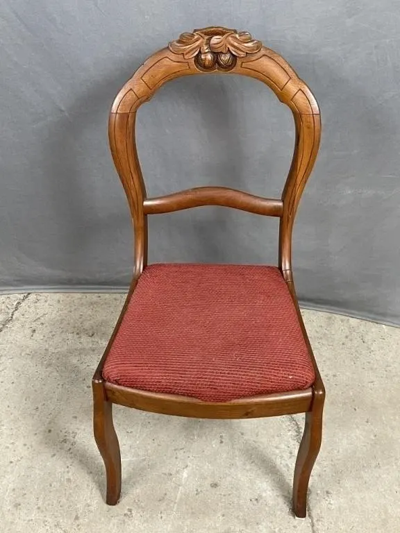 Balloon Back Wooden Chair