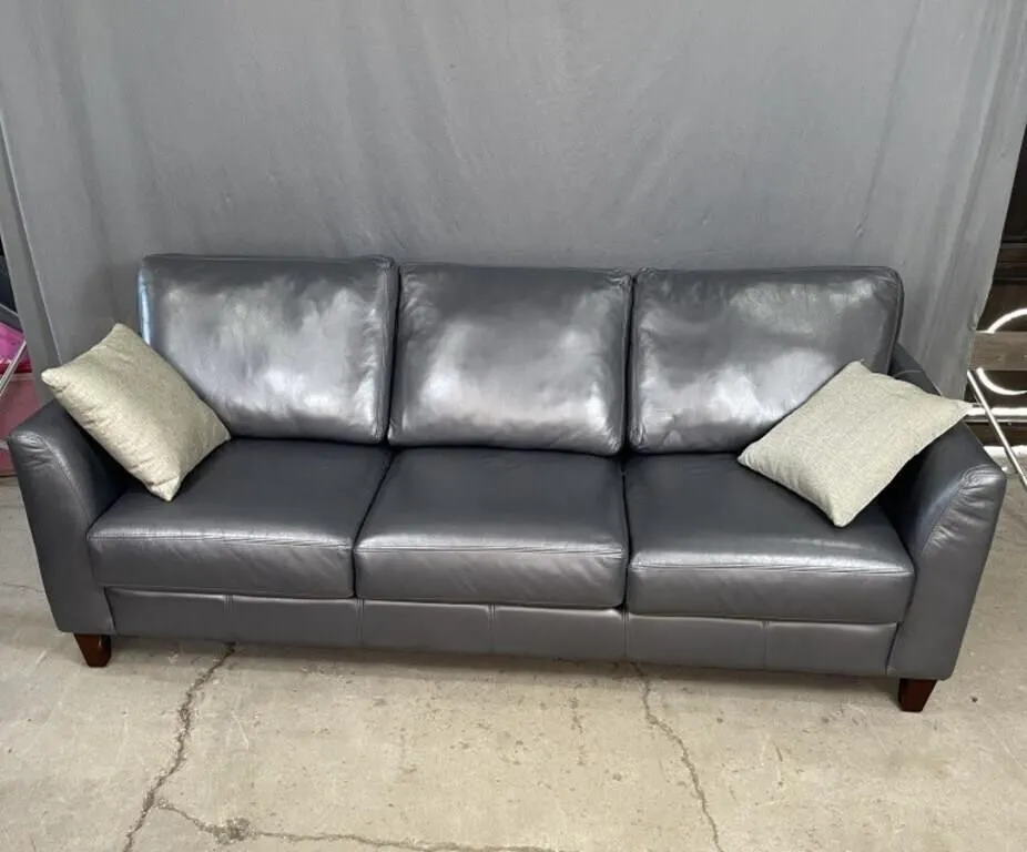 Grey Couch w Pillows
