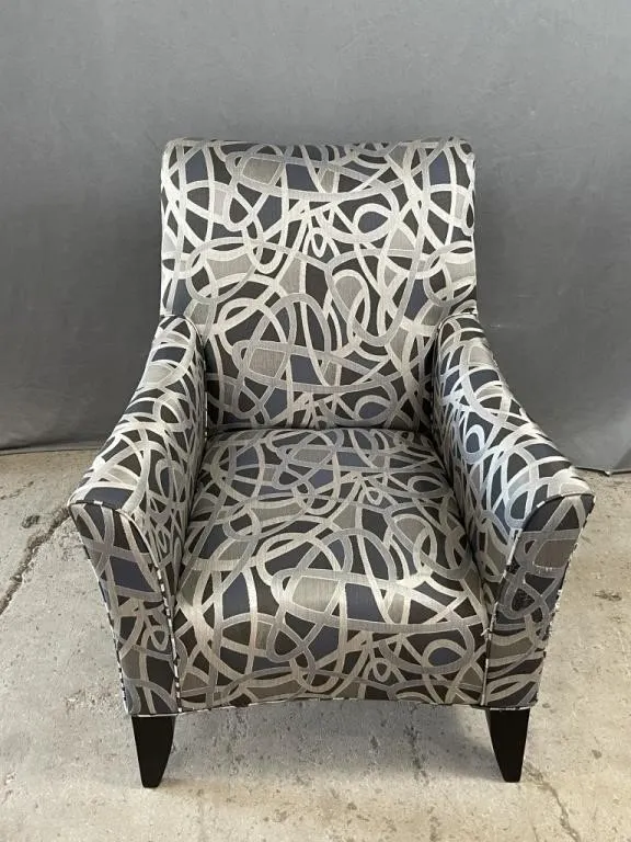 Abstract Pattern Arm Chair