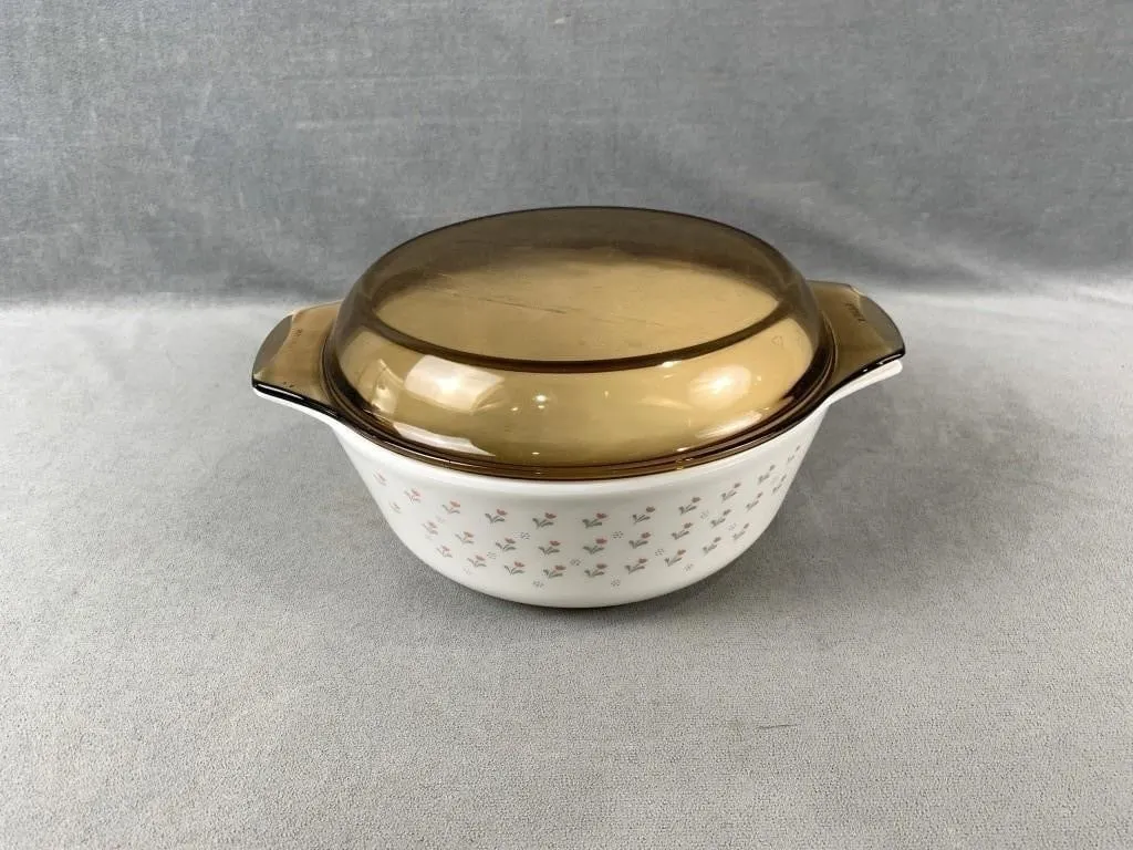 Laura Ashley Tulip Pyrex Casserole Dish