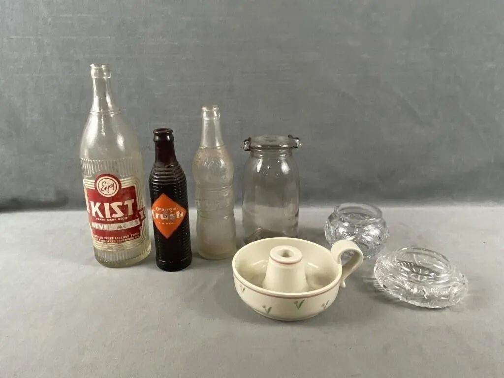 Glass Bottles, Mason Jar, etc
