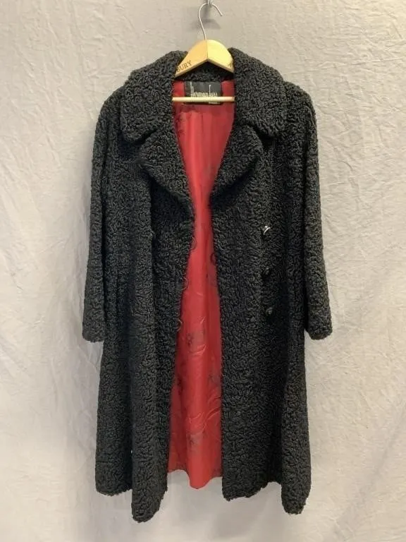 Herman Furs Black Coat