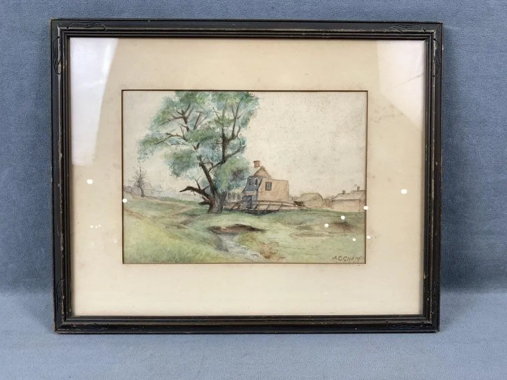 A.C. Champion Original Painting 1912
