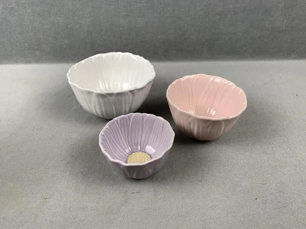 3 Flower Bowls