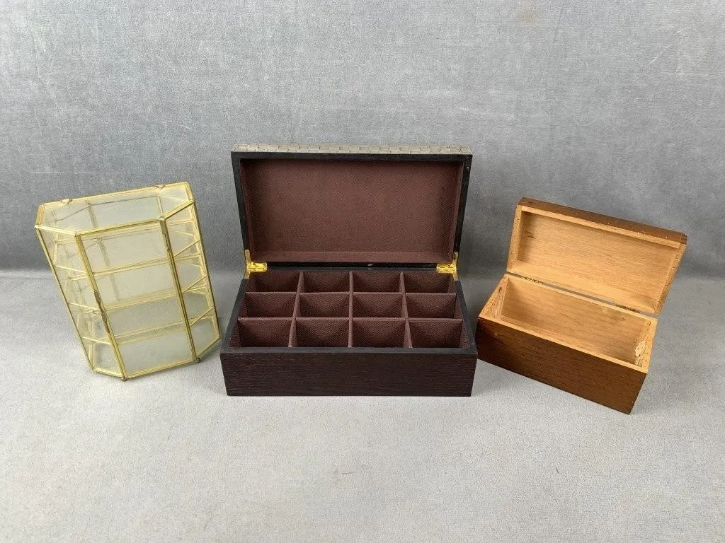 3 Storage Boxes