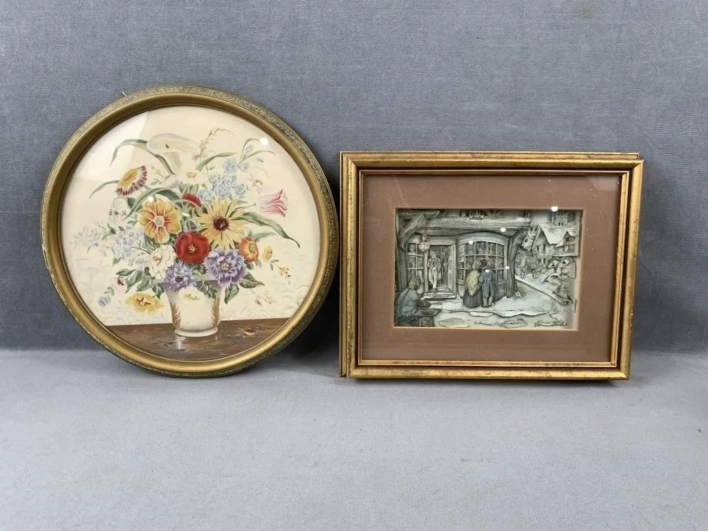 2 Framed Pictures