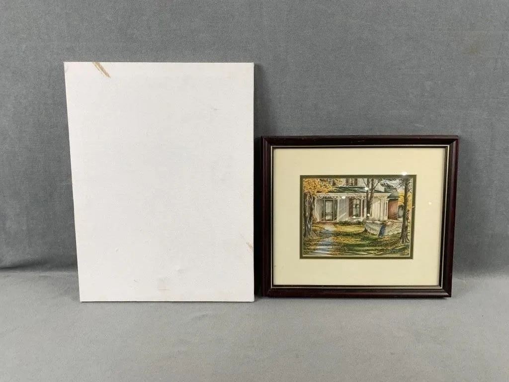 Trisha Romance Print & Blank Canvas