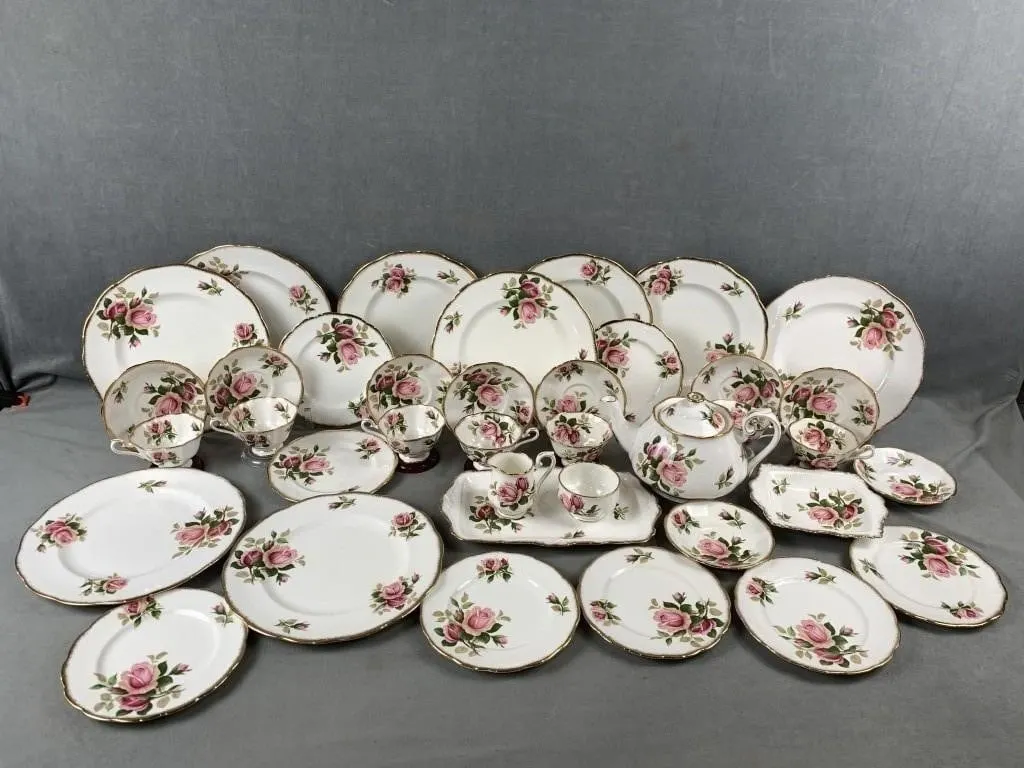 Royal Albert Dish Set Anniversary Rose