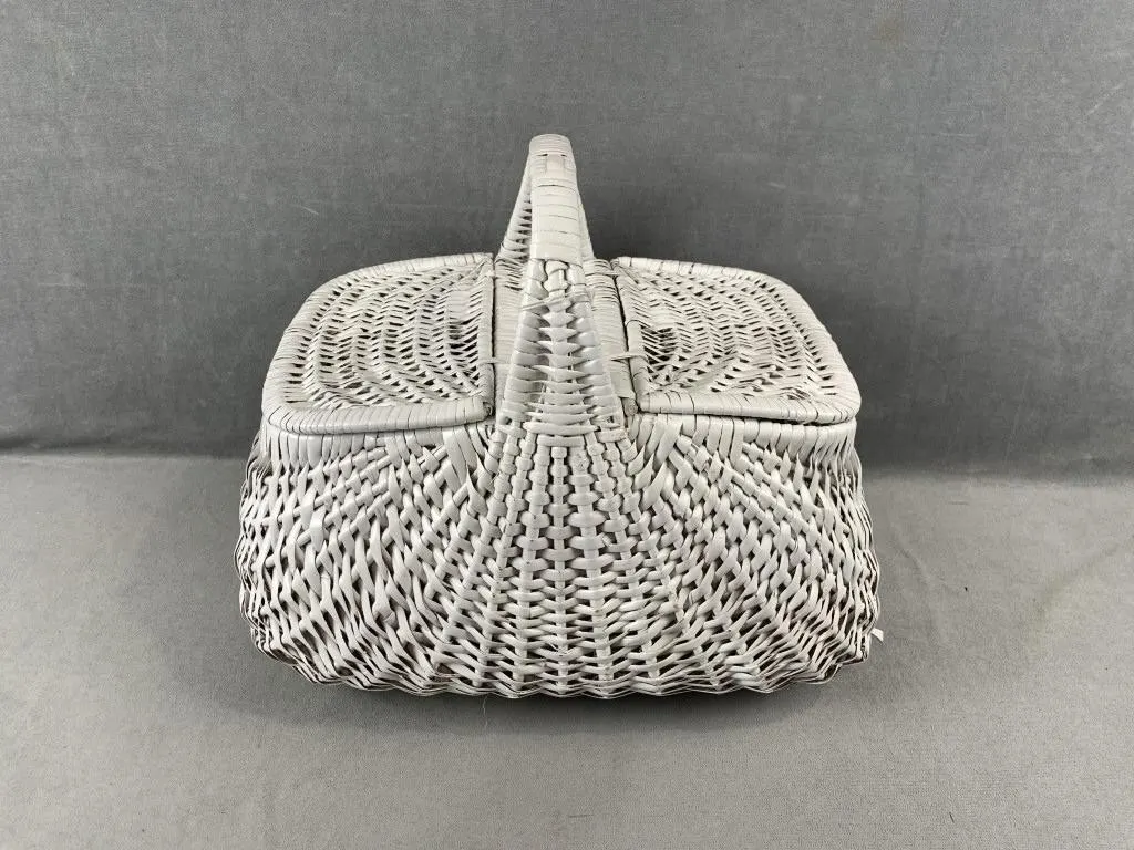 White Wicker Basket