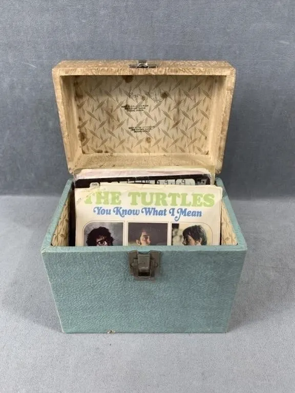 Record Carrying Case with Records