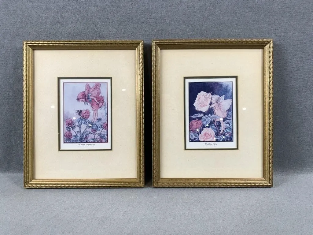 2 Framed Fairy Prints