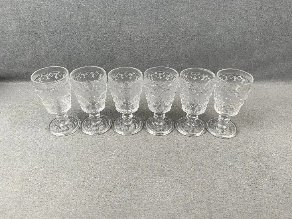 Collection of Glass Foooted Goblets