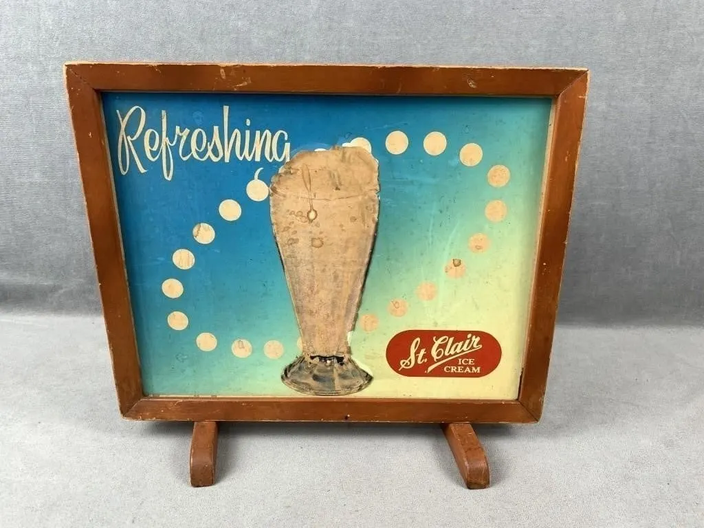 St. Clair Ice Cream Sign