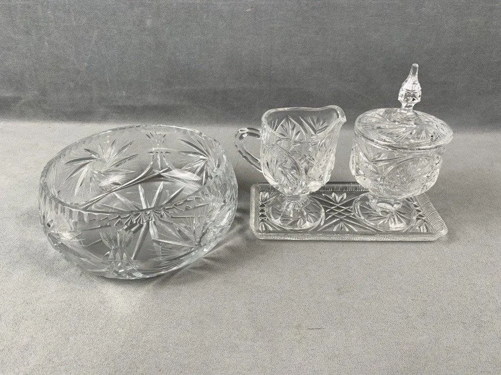 Collection of Crystal Dishes
