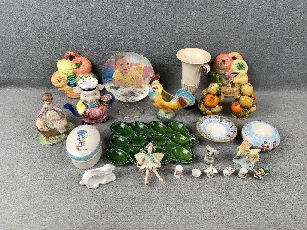 Collection of Misc Figurines and Dishes