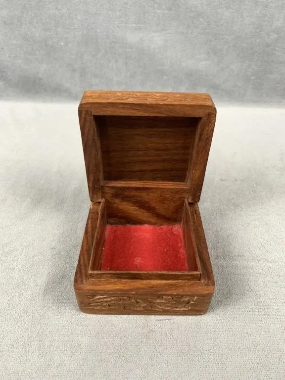 Wooden Trinket Box