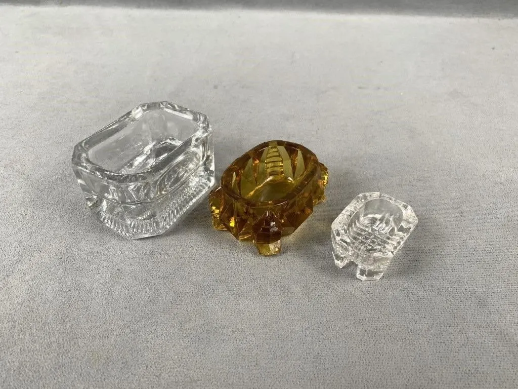 Glass Trinket Containers