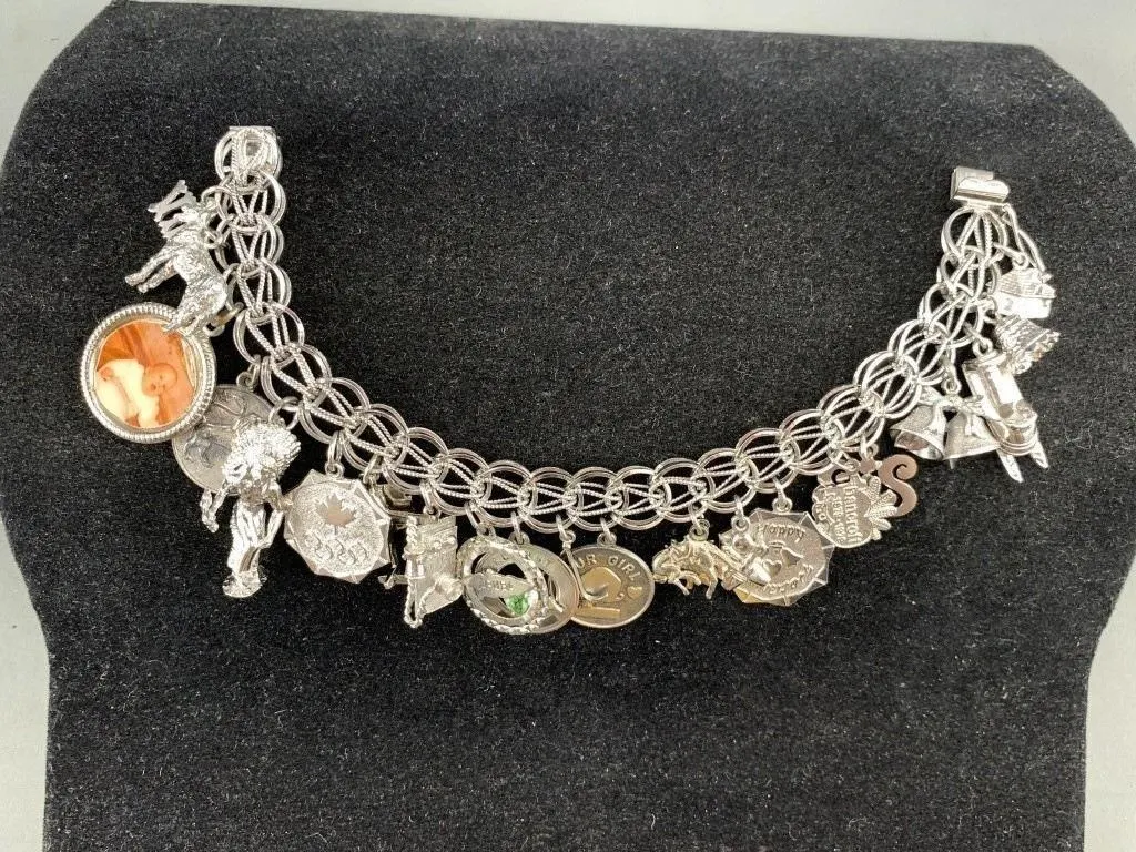 Sterling Charm Bracelet