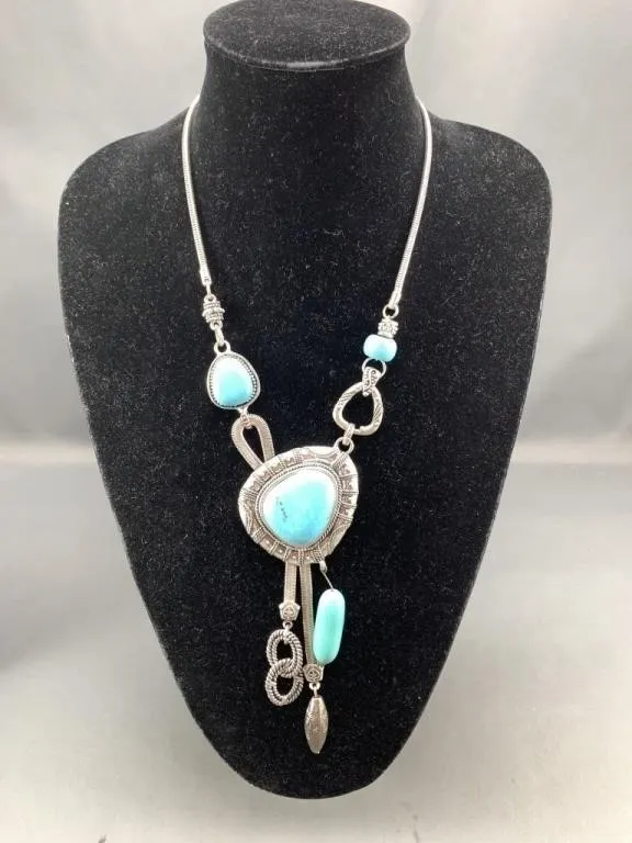 Turquoise Statement Necklace