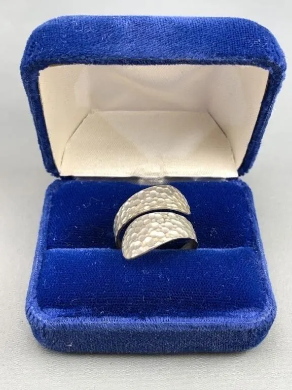 Hand Hammered Sterling Silver Ring