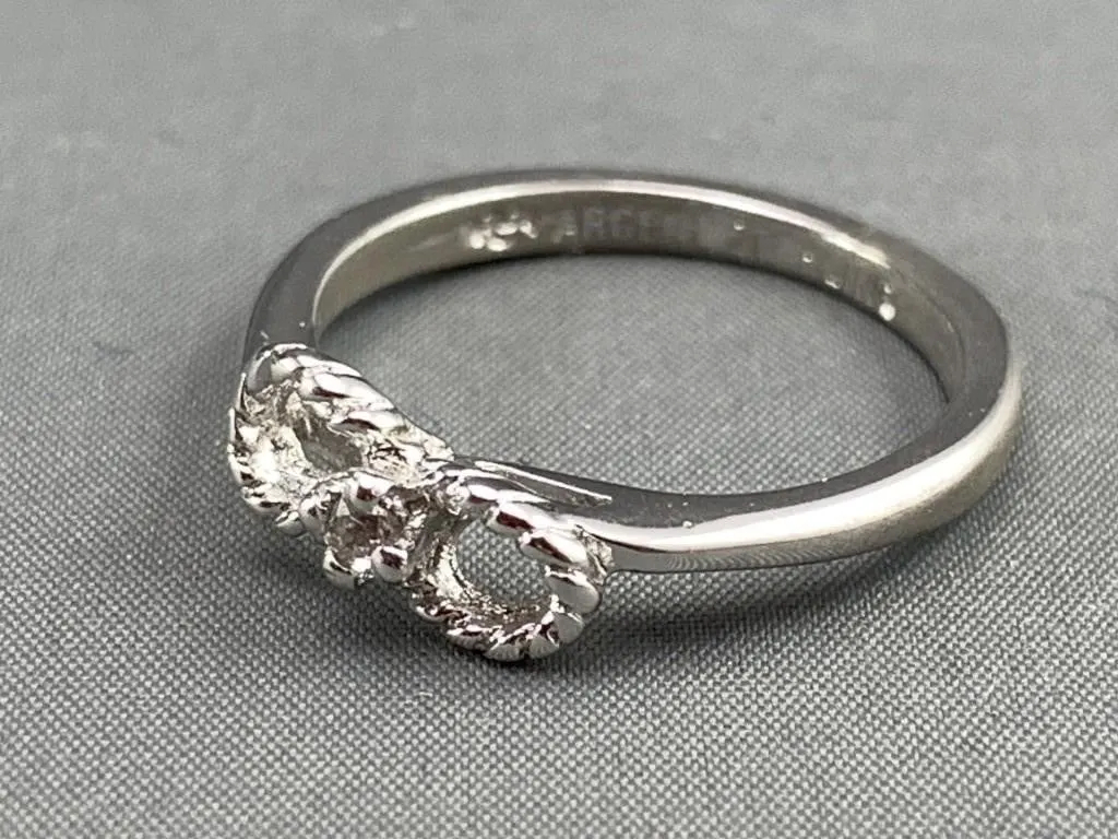 Sterling Infinity Knot Ring