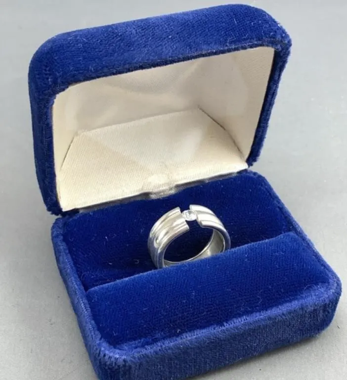 Sterling Rhinestone Ring