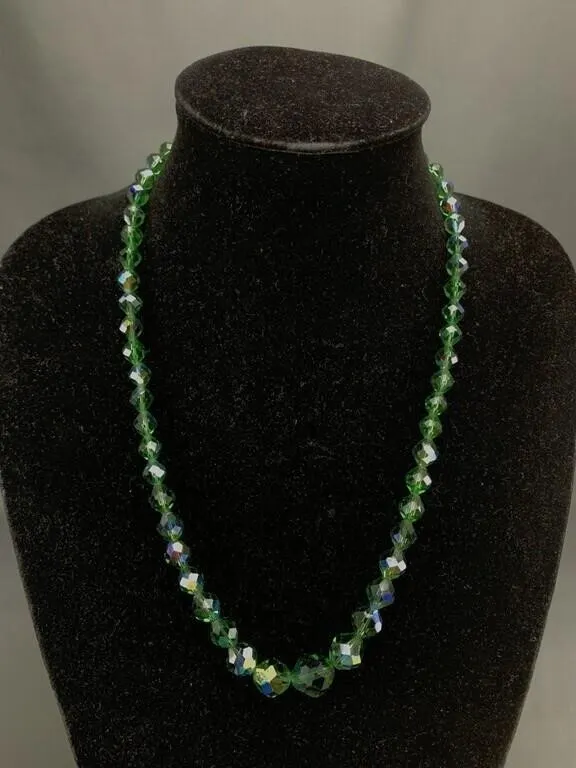 Green Beaded Necklace