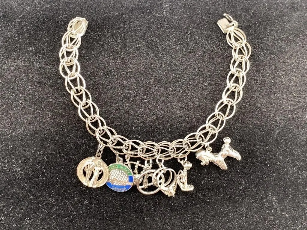 Silver Charm Bracelet