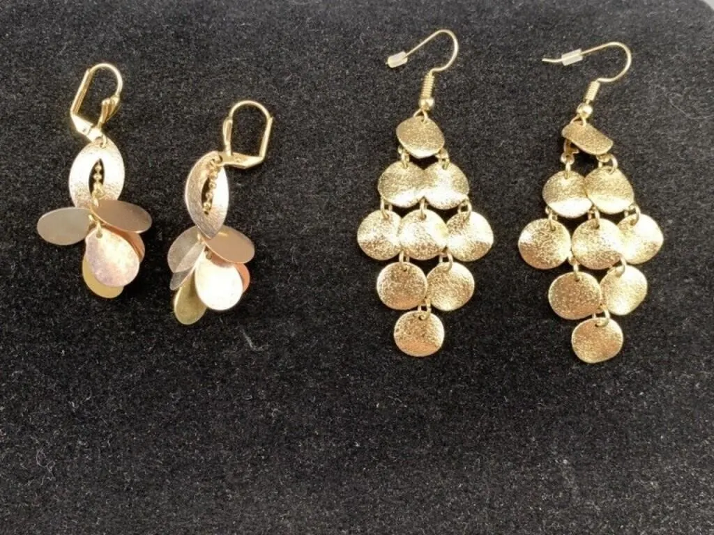 Gold Tone Earrings