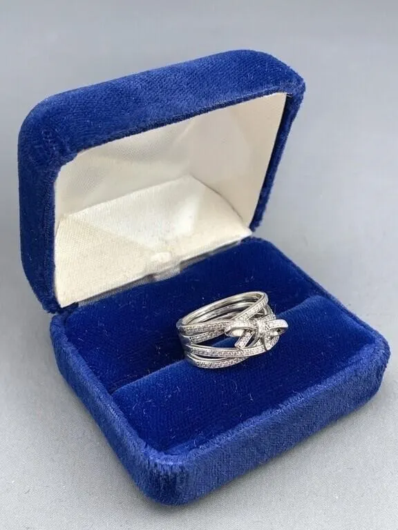 Sterling Silver Bow Ring