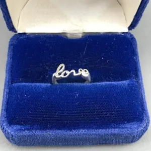 Sterling Silver "love" Ring