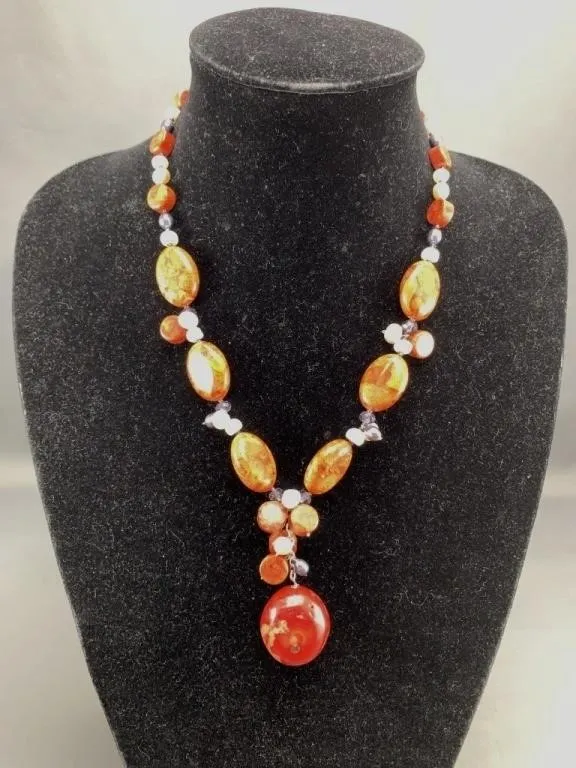 Gemstone Statement Necklace