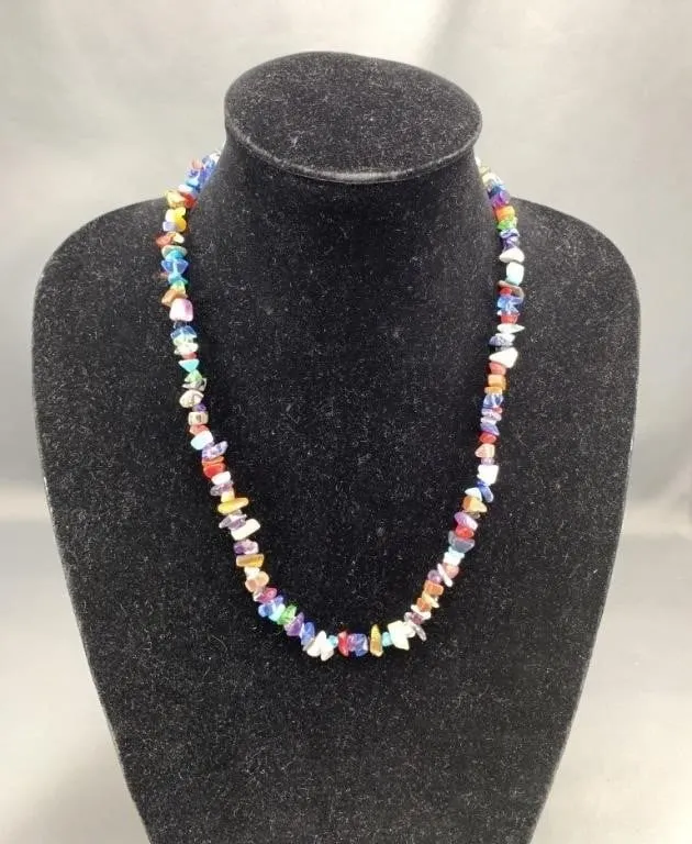 Gemstone Chip Necklace
