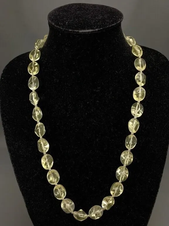 Clear Beaded Necklace