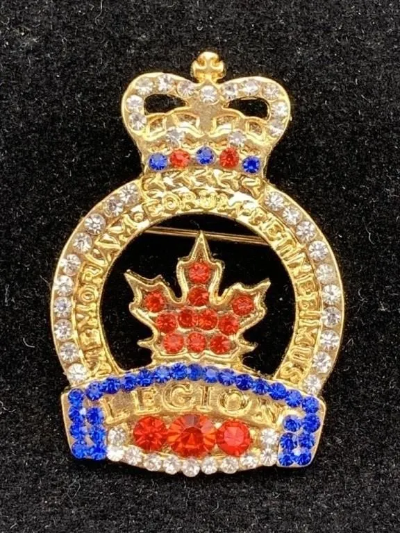 Rhinestone Legion Brooch