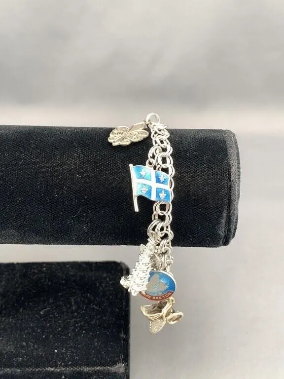 Sterling Charm Bracelet