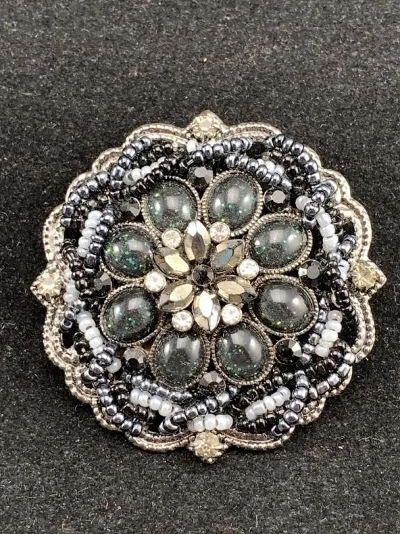 Beaded Brooch