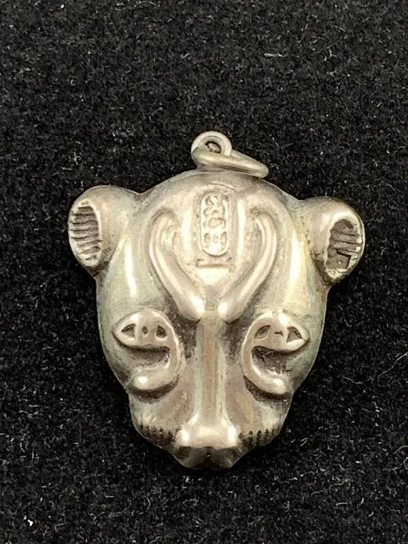 Silver Egyptian Sekhmet Lioness Pendant