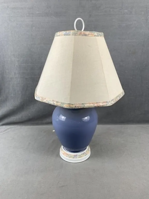 Blue Table Lamp
