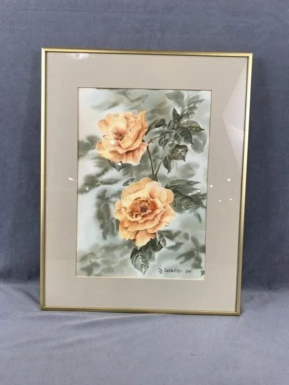 Floral Watercolour by D.Z. Schlotter