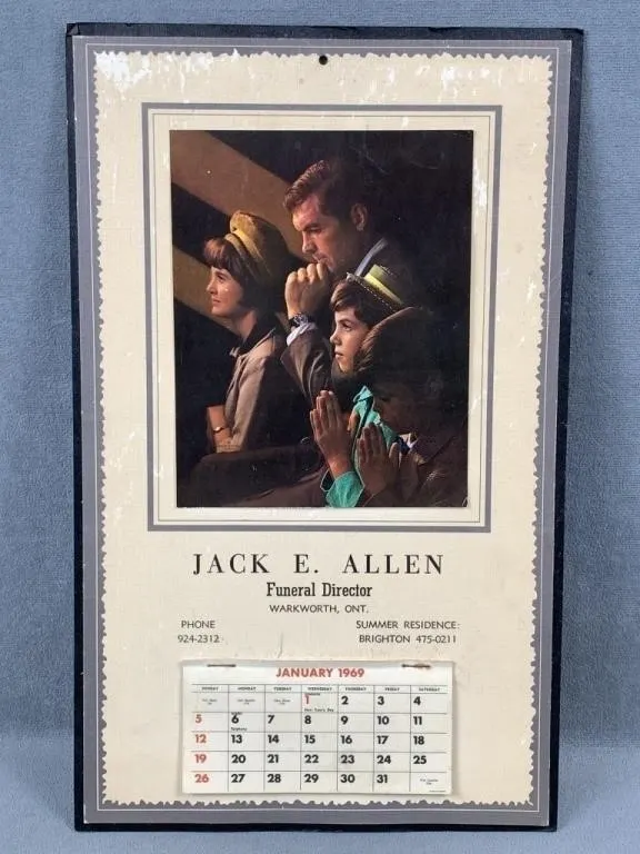 1969 Brother's United Calender
