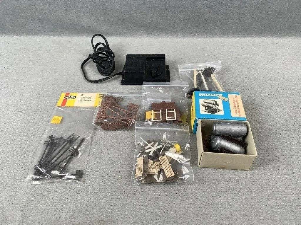 Collection of Model Train Accessories