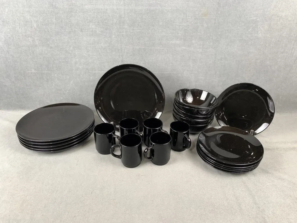 Black Ikea Dishes
