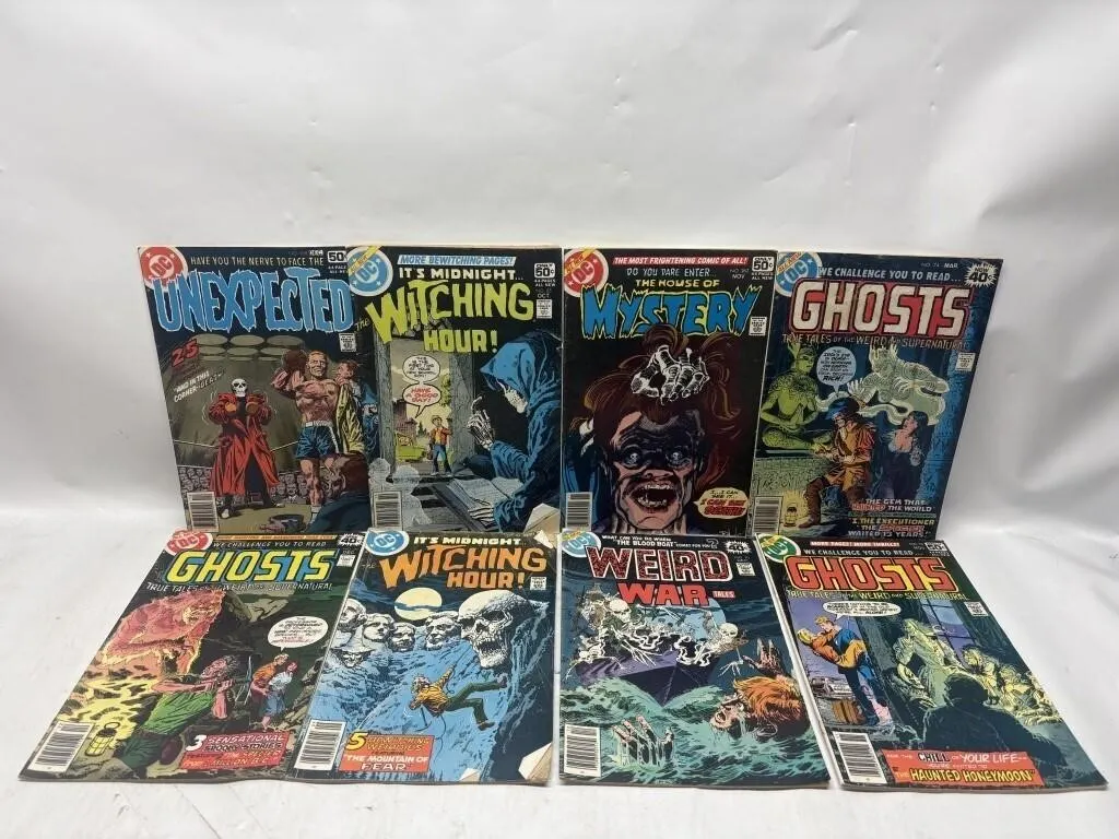 Lot of 10 DC Horror Comics (Ghosts, Witching Hour,