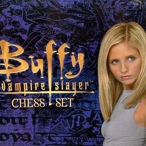 Buffy The Vampire Slayer Chess Board complete