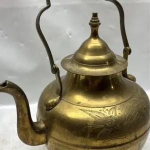 Vintage brass Large size teapot with handle
