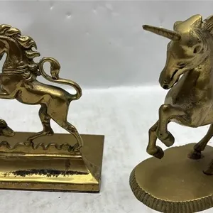Vintage Brass Unicorn ornament lot