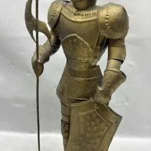 14 inch Metal Knight Sculpture